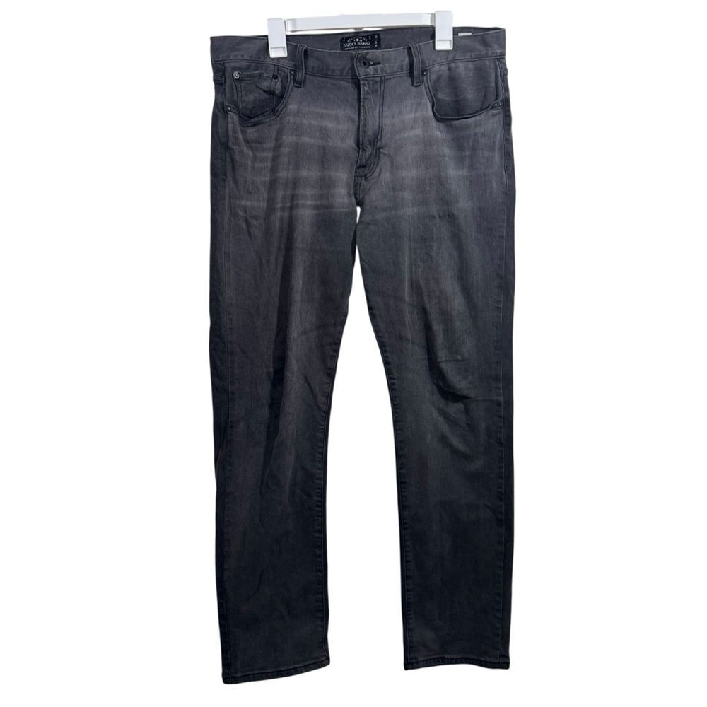 Lucky Brand 221 Original Straight Gray Wash Jeans